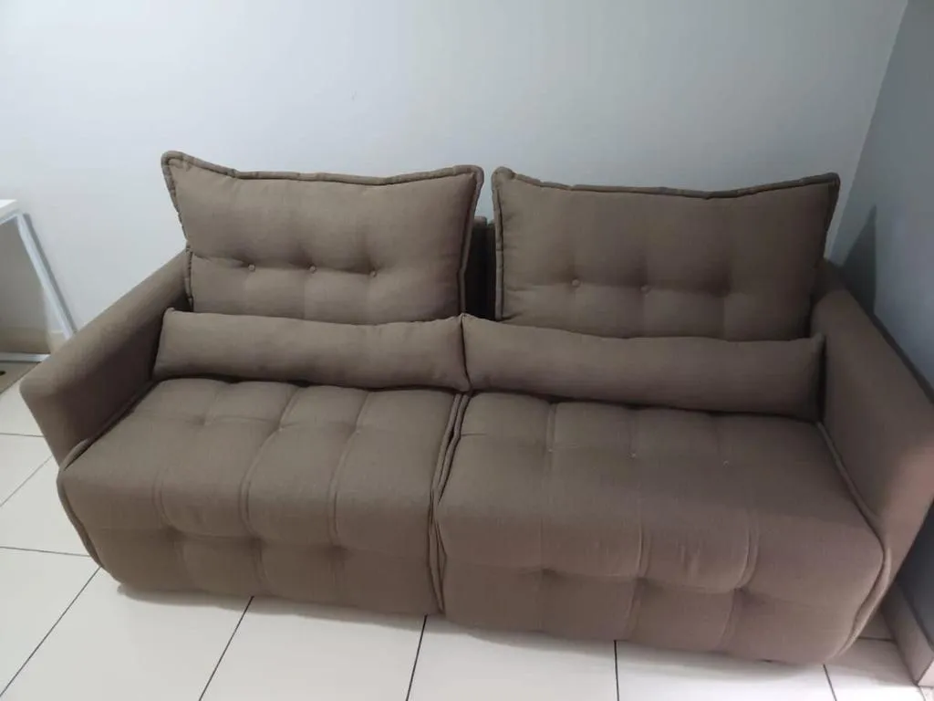 Quarto e sala perto da praia de Copacabana e metrô